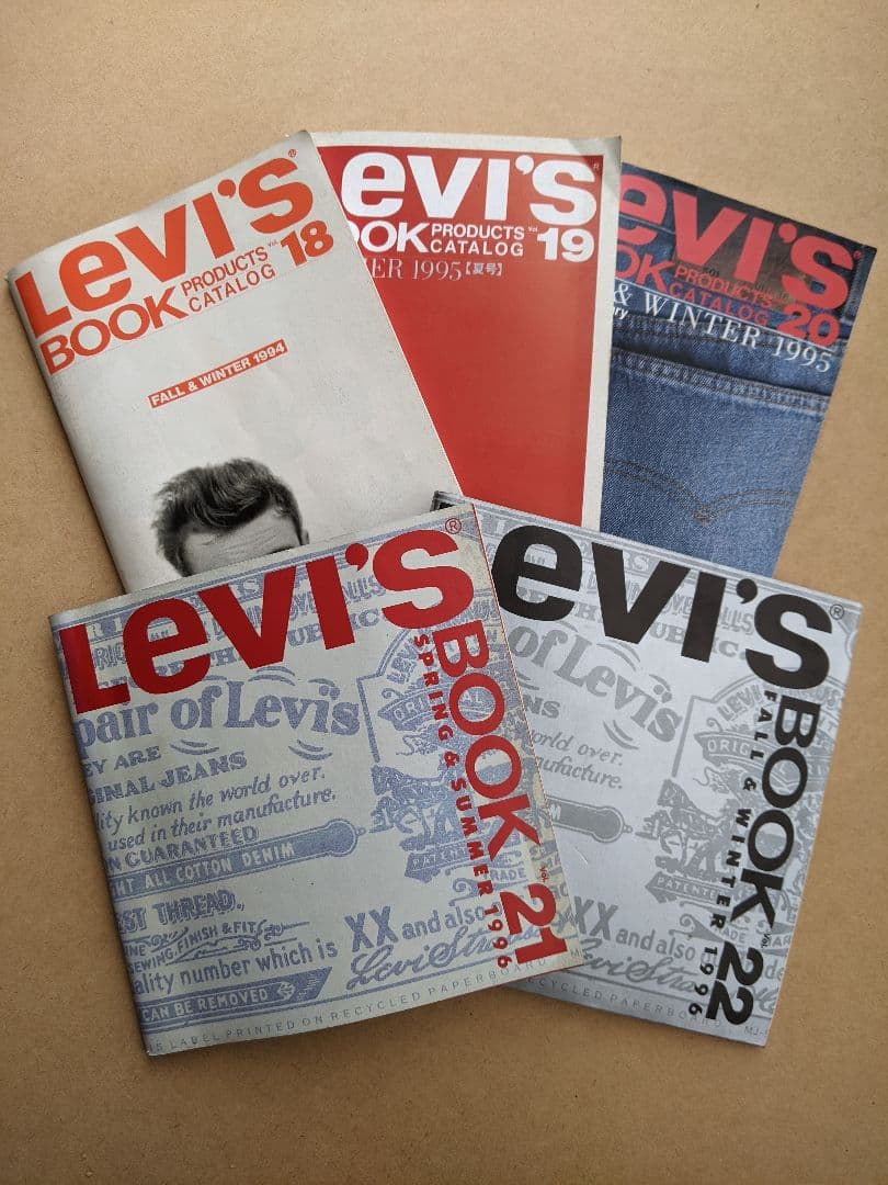 Levi's 90年代カタログ 5冊セット リーバイス - メルカリ