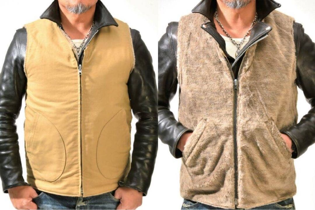 限定発売 デッキベスト バズリクソンズ アルパカ リバーシブル ベスト