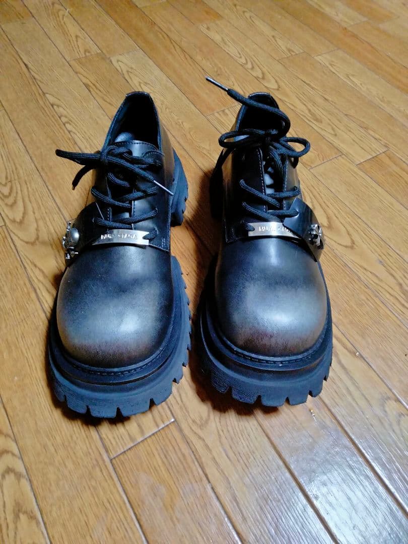 V系 モード系 メンズ ブーツ MUYA CIAGA ブラックドレスシューズ 楽天