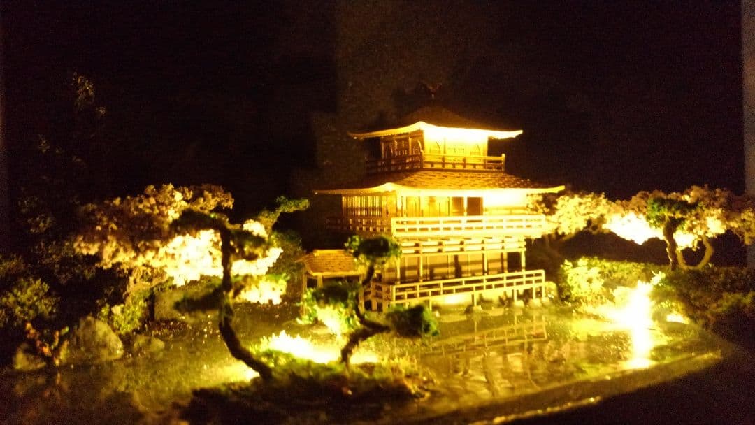 お寺✨お城✨新金閣寺✨プラモデル‼️SP仕上げジオラマ、製作オーダー受付