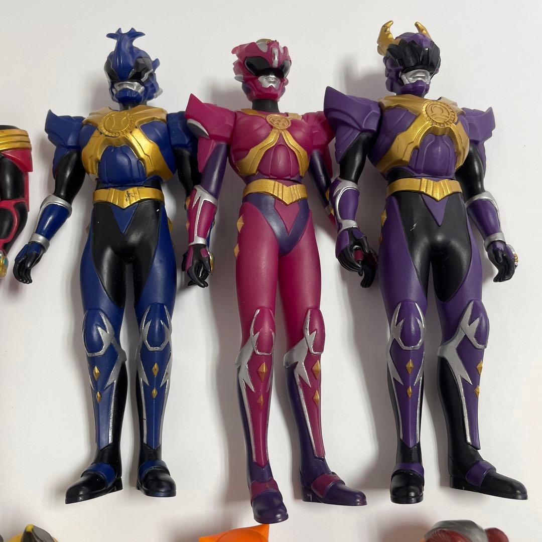 KONAMIコナミ超星神グランセイザー ソフビ人形12体セット - メルカリ