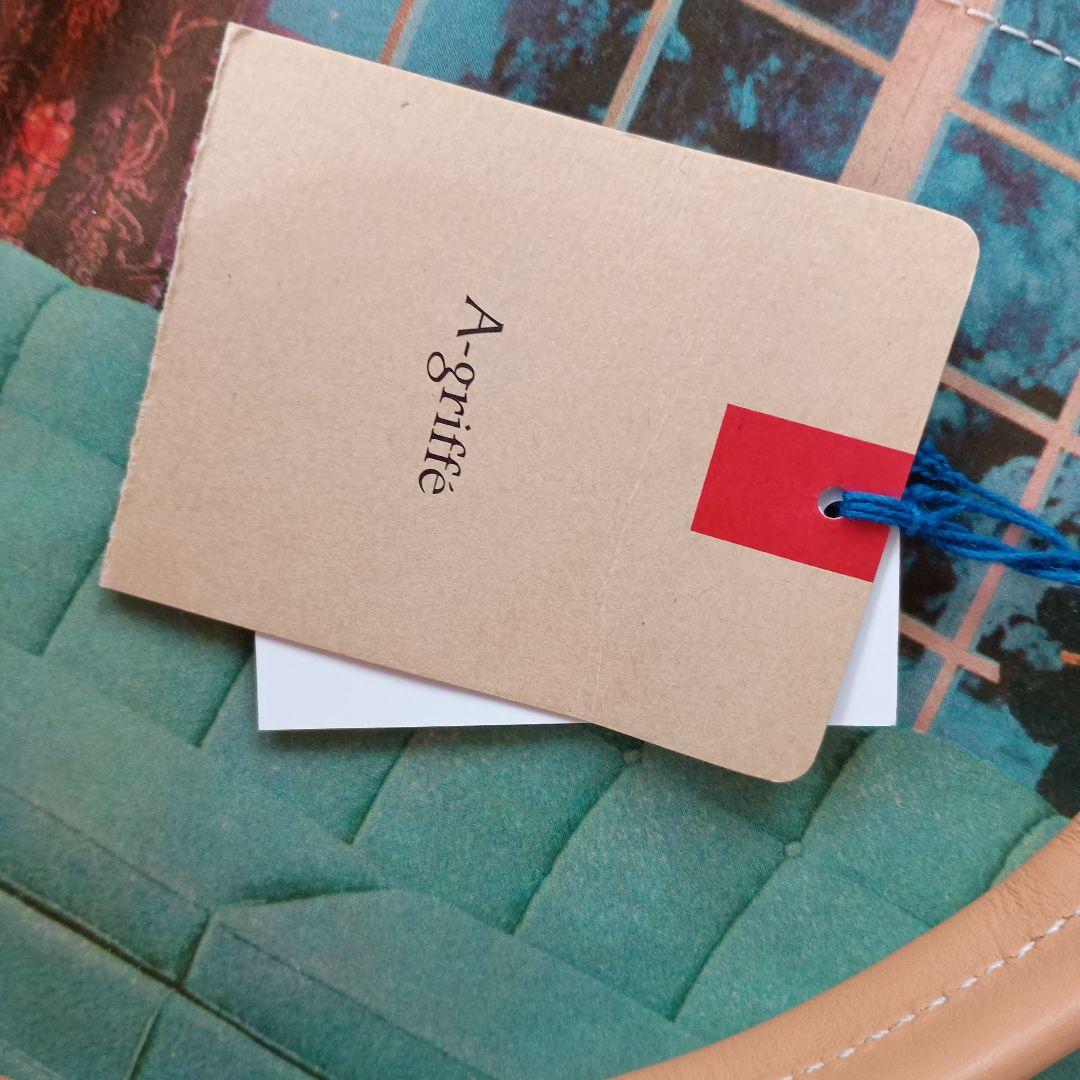 新品 A-griffe バッグ アグリ東京 世界にひとつ 英字新聞