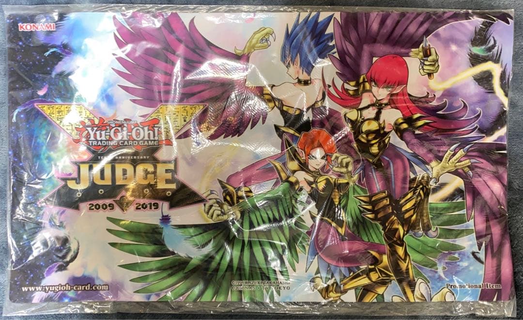 遊戯王 プレイマット JUDGE 公式 EU版 ハーピィ三姉妹 - メルカリ