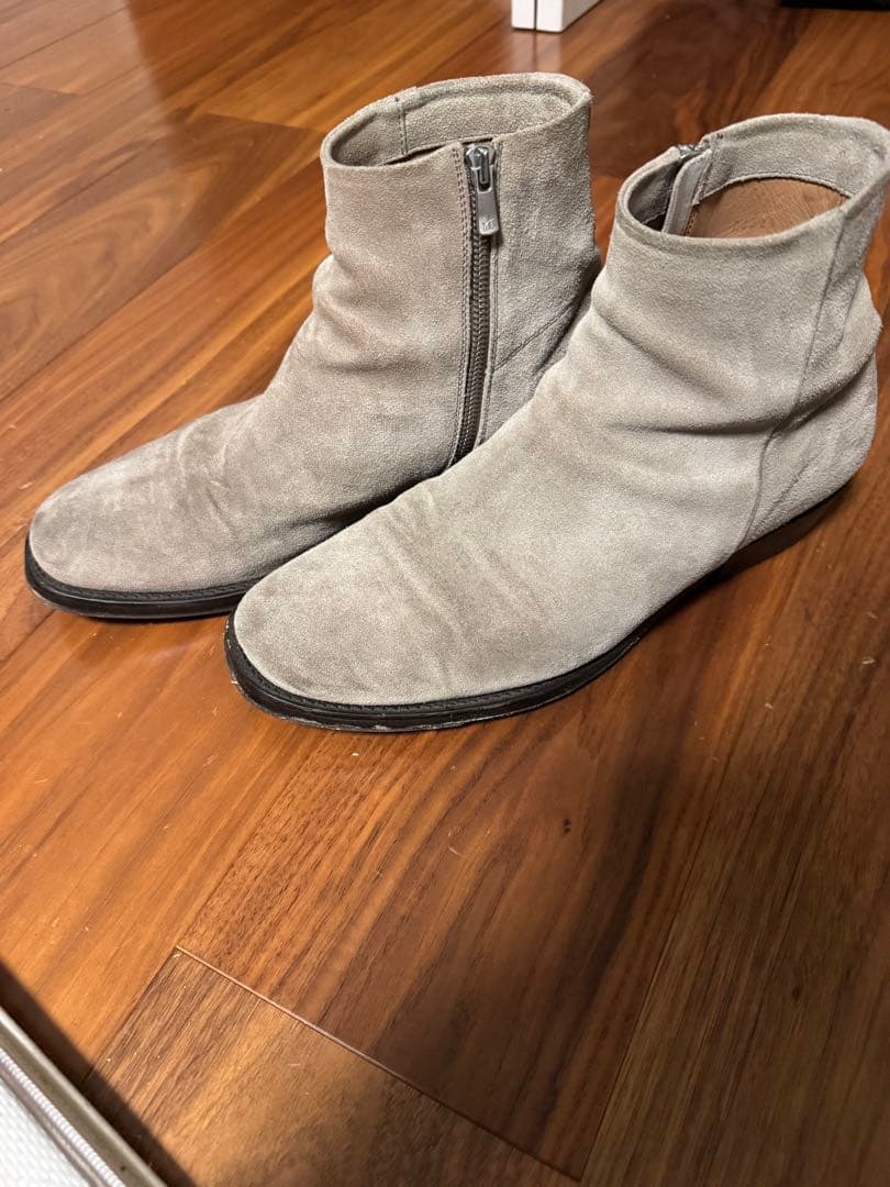 EARLE アール サイドジップ スエードブーツ 43 27.5cm 革靴