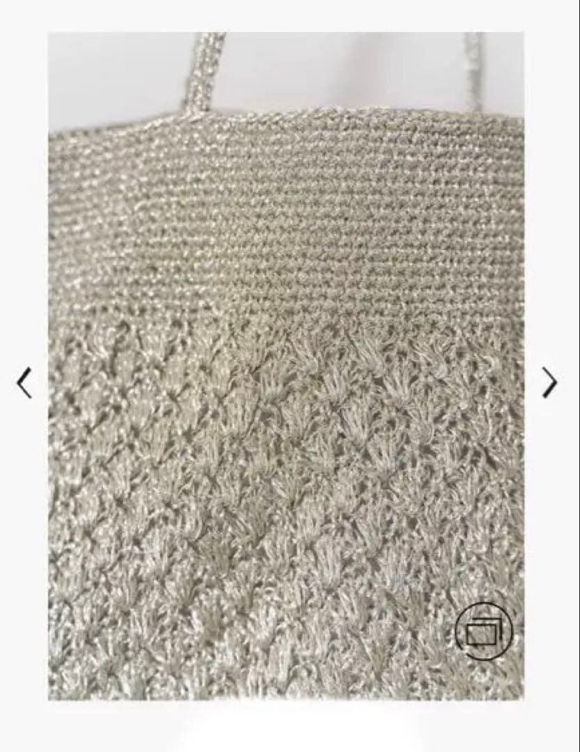 パサンドバイヌキテパ シルバーバッグ - メルカリ