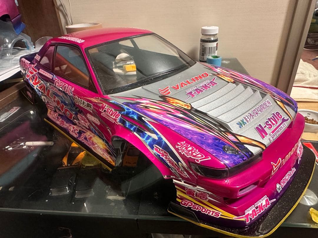 アディクションS13シルビア中村直樹2024未走行 TAKAさん専用 アディクション S13 2024中村直樹選手 ラジコンボディ