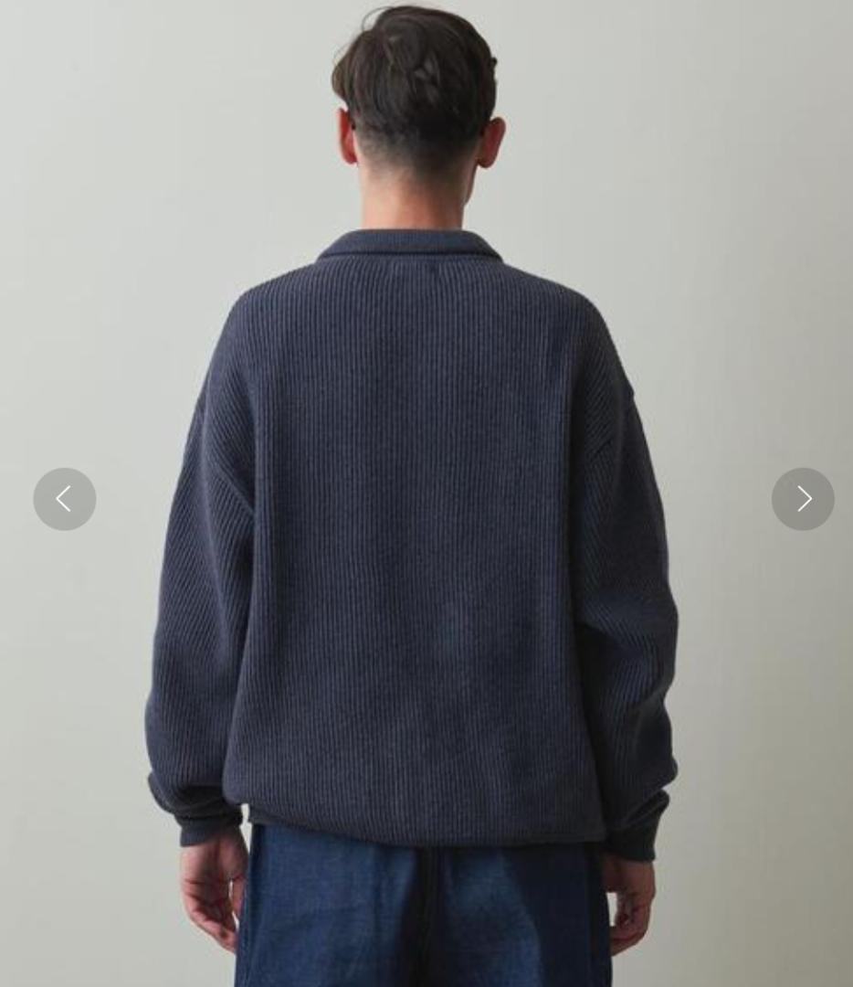 22aw Crepuscule x Steven Alan Zip Polo 1 - メルカリ