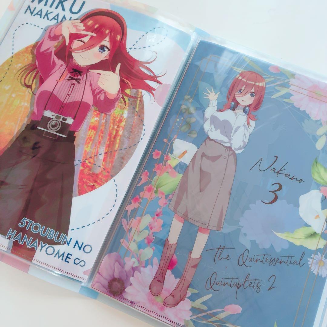 五等分の花嫁 ごと嫁 クリアファイル まとめ売り - メルカリ