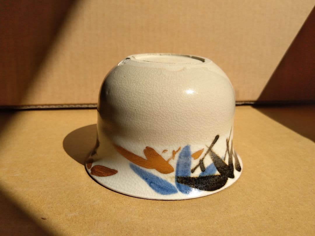 茶道具名品 期間限定特価 乾山 竹絵向付（今戸焼 白井半七）小茶碗にも