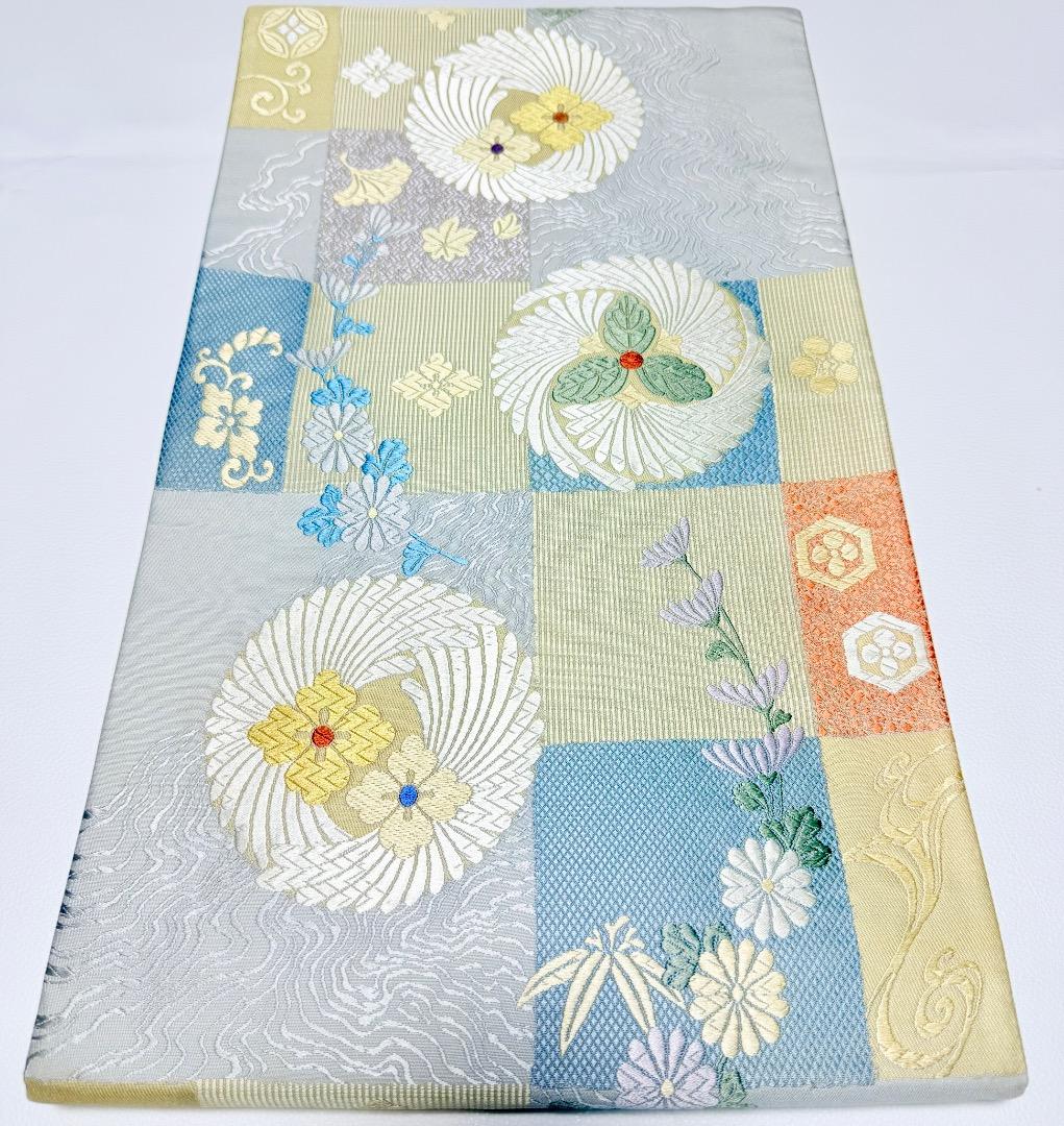 高級 袋帯 正絹 六通柄 唐織 美しいキモノ掲載品 訪問着 色無地 約50万