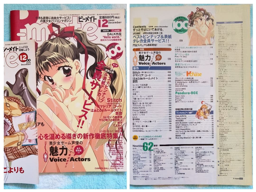 ピーメイト　2002年1月号〜12月号セット