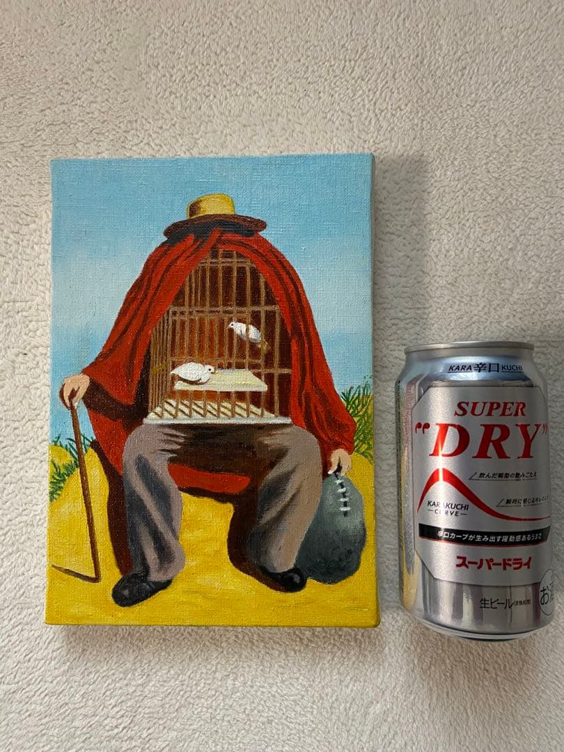 マグリット 肉筆手描きの油絵模写画 臨床医 - メルカリ