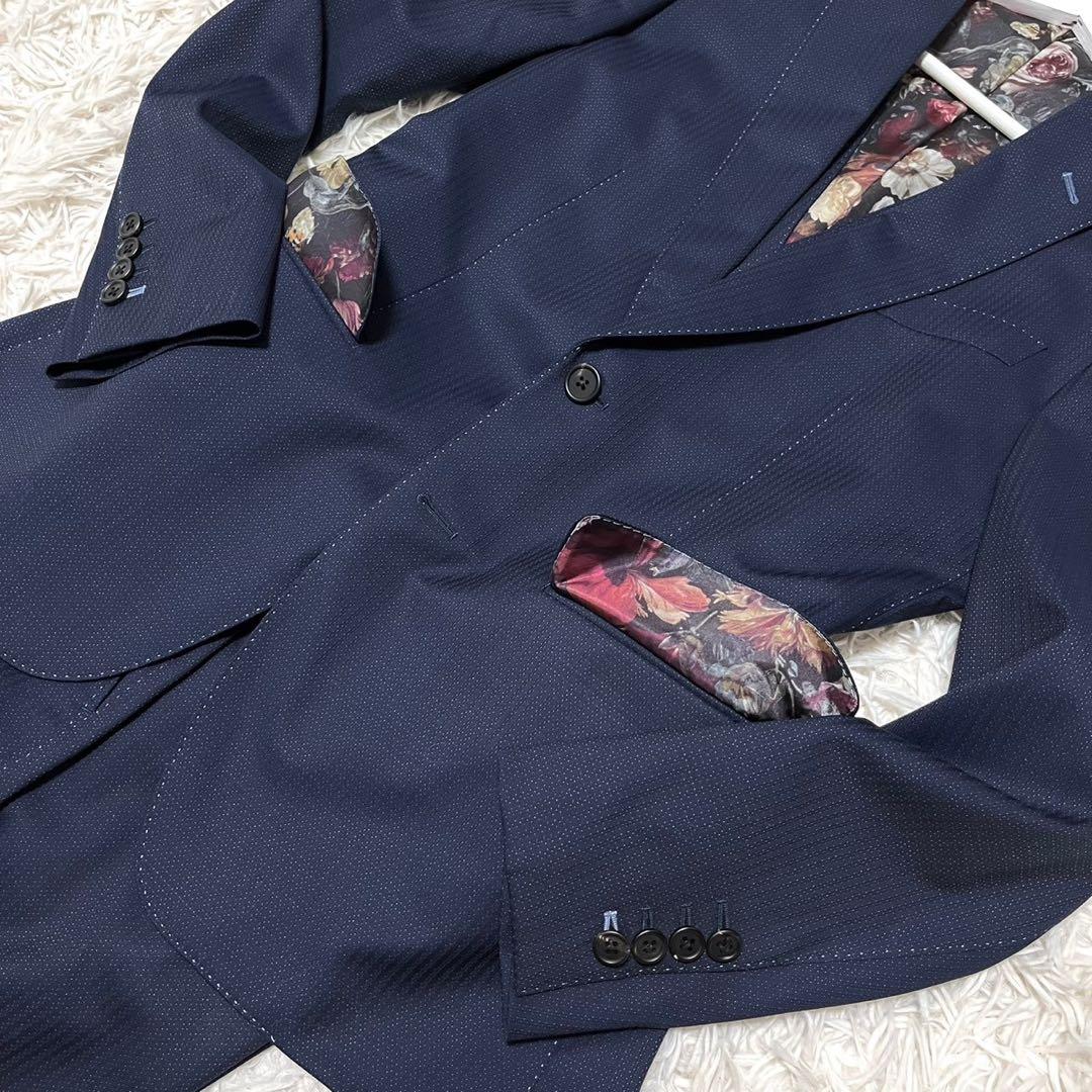 美品✨ポールスミス×ロロピアーナ スーツ スリーピース 花柄 シルク