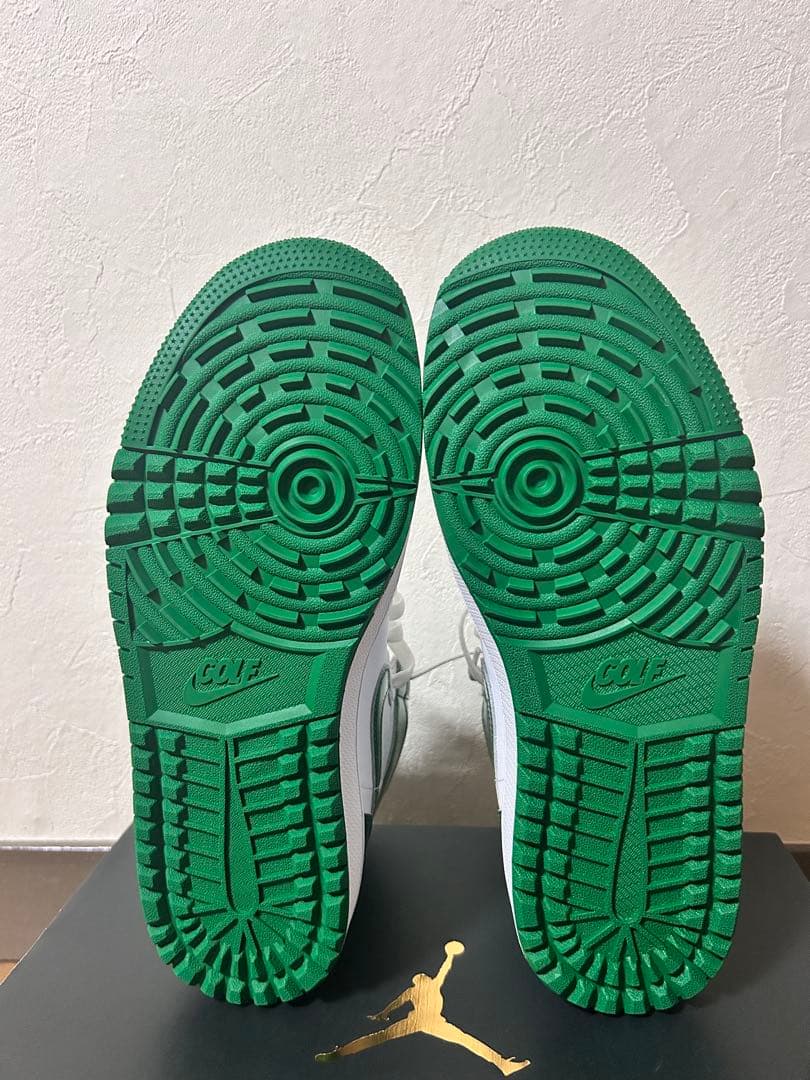 NIKE エアジョーダン1 ゴルフシューズ 27.0cm ホワイト/グリーン