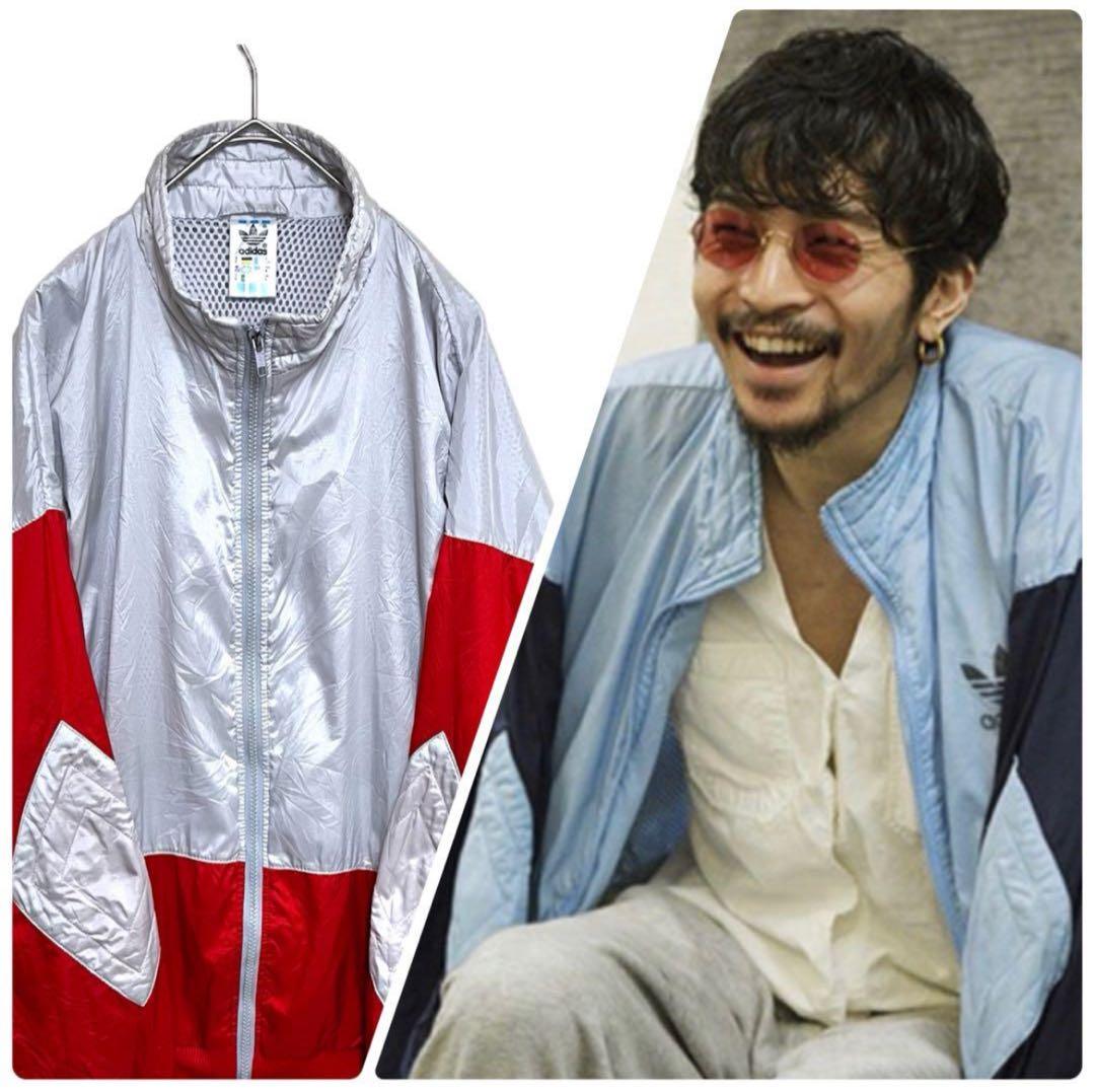 King Gnu常田大希着用】 80s adidas ナイロンジャケット 古着 - メルカリ