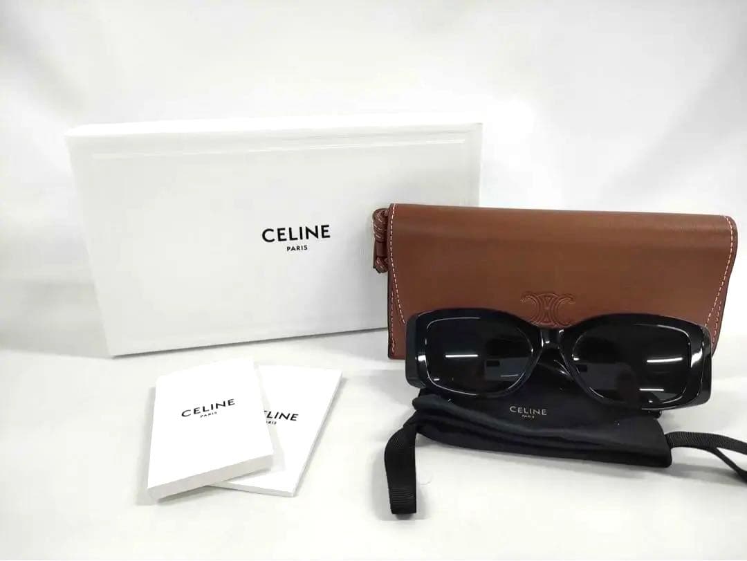✨新品未使用✨CELINE セリーヌ サングラス ロゴ 楽天市場】CELINE セリーヌ サングラス CL40245U レディース スクエア