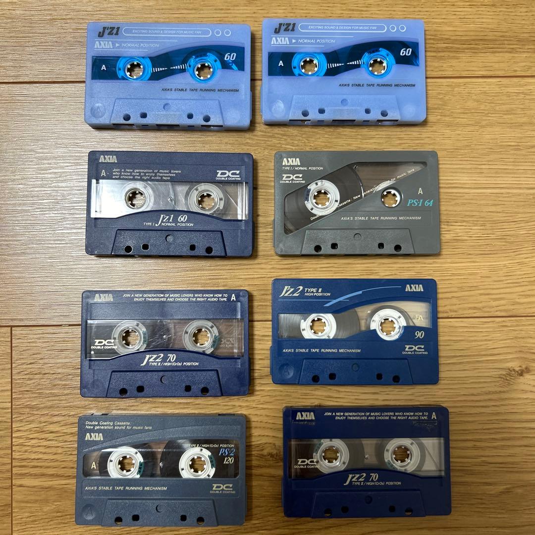 中古カセットテープ 8本 AXIA J'z2 J'z1 PS-1 PA-2 - メルカリ