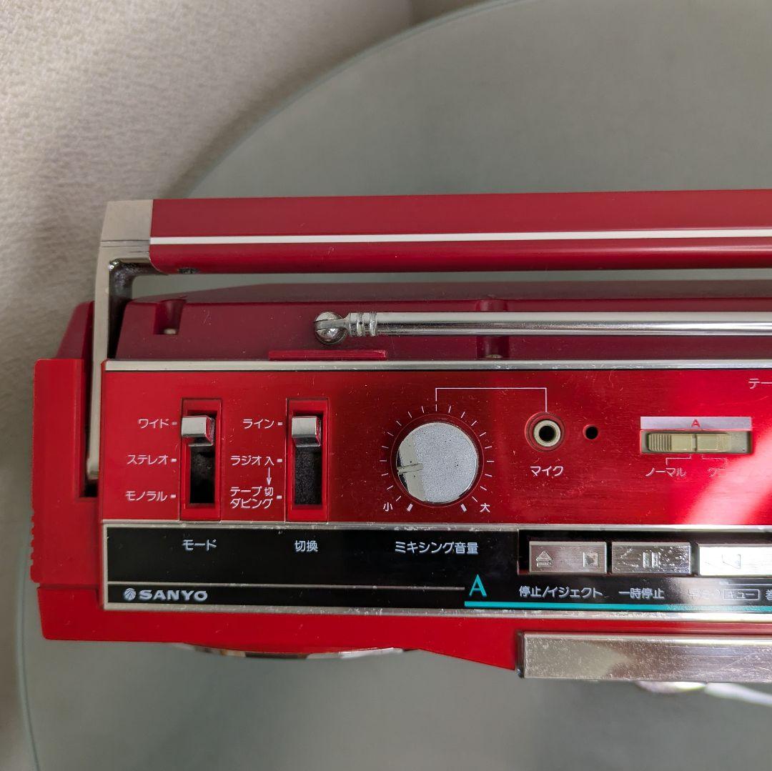 動作品】SANYO サンヨーWカセットデッキMR-WU4 昭和レトロビンテージ