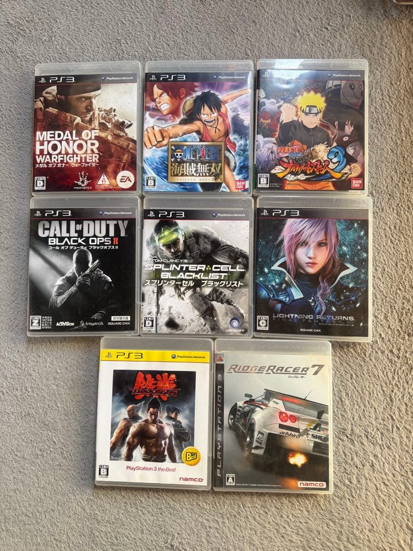 PS3 ゲームソフト セット 8本 - メルカリ