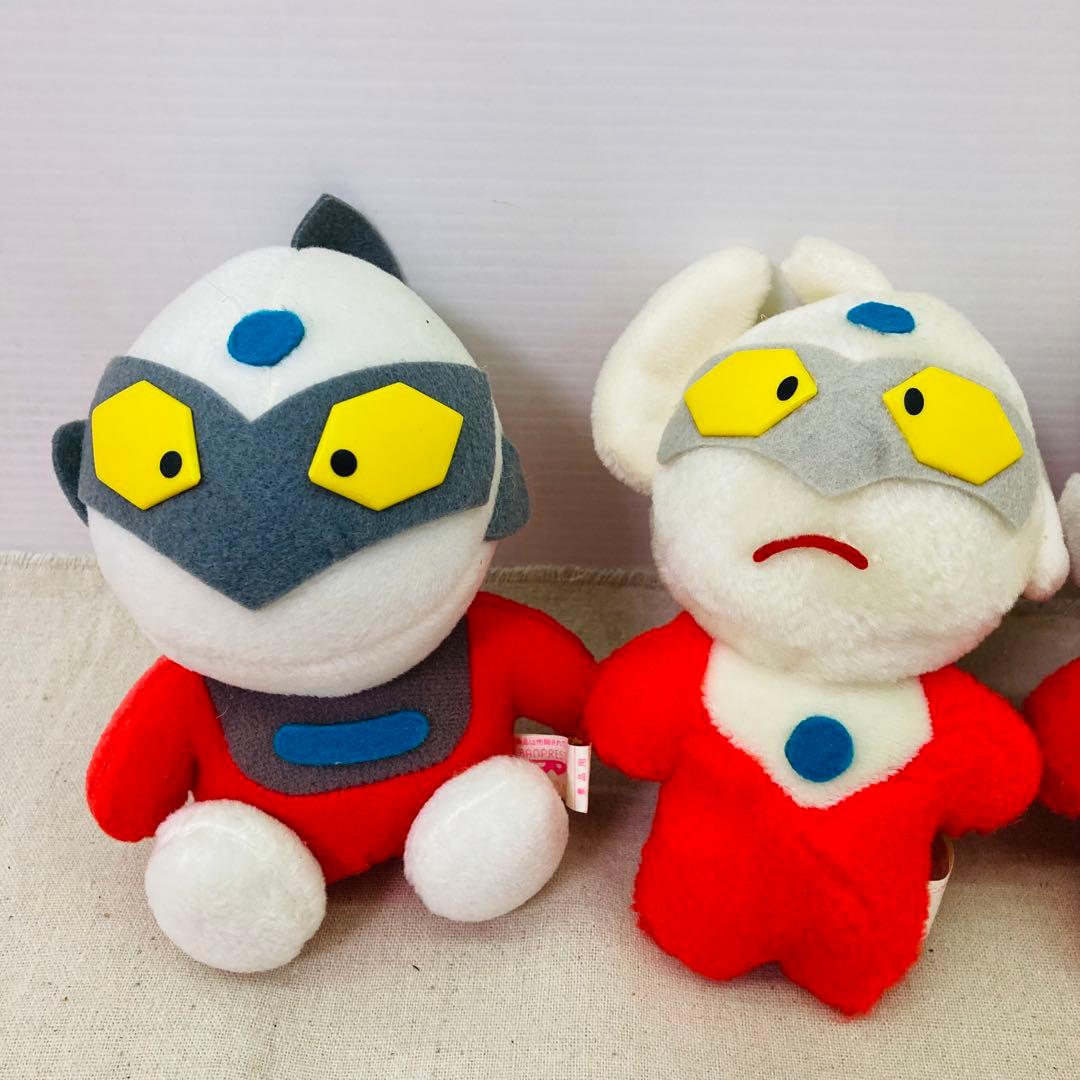 非売品・レトロ】ウルトラマン ぬいぐるみ 4体セット まとめ売り 円谷