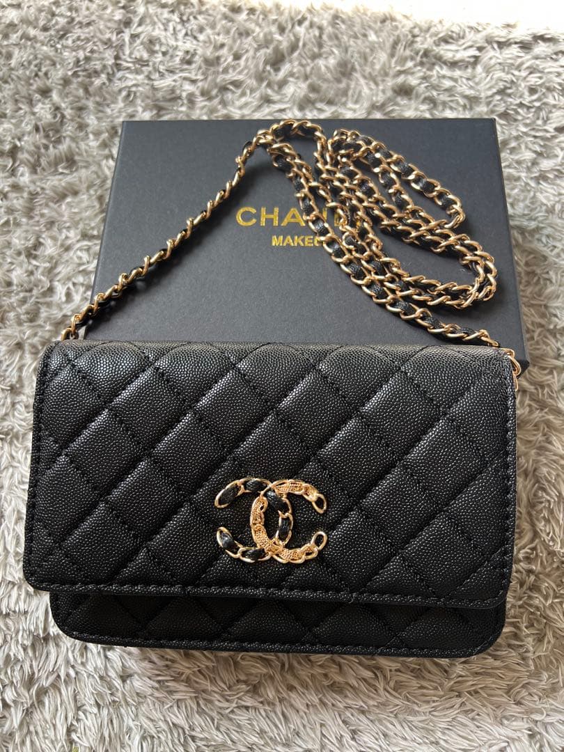 シャネル CHANEL ノベルティ ショルダーバッグ チェーンウォレット