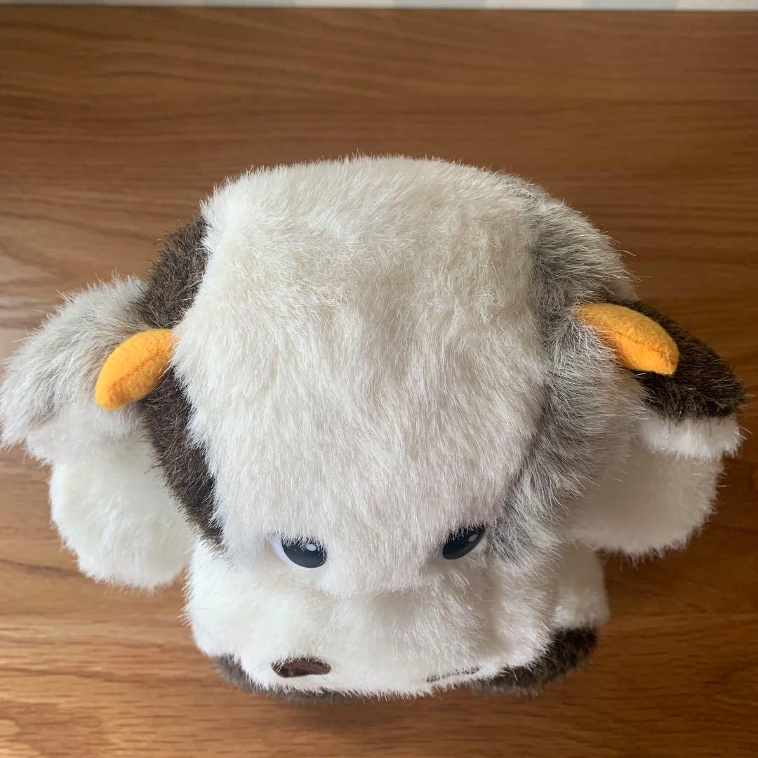 未使用 ファンシー 昭和レトロ 眠そうな ウシ 牛 ぬいぐるみ - メルカリ