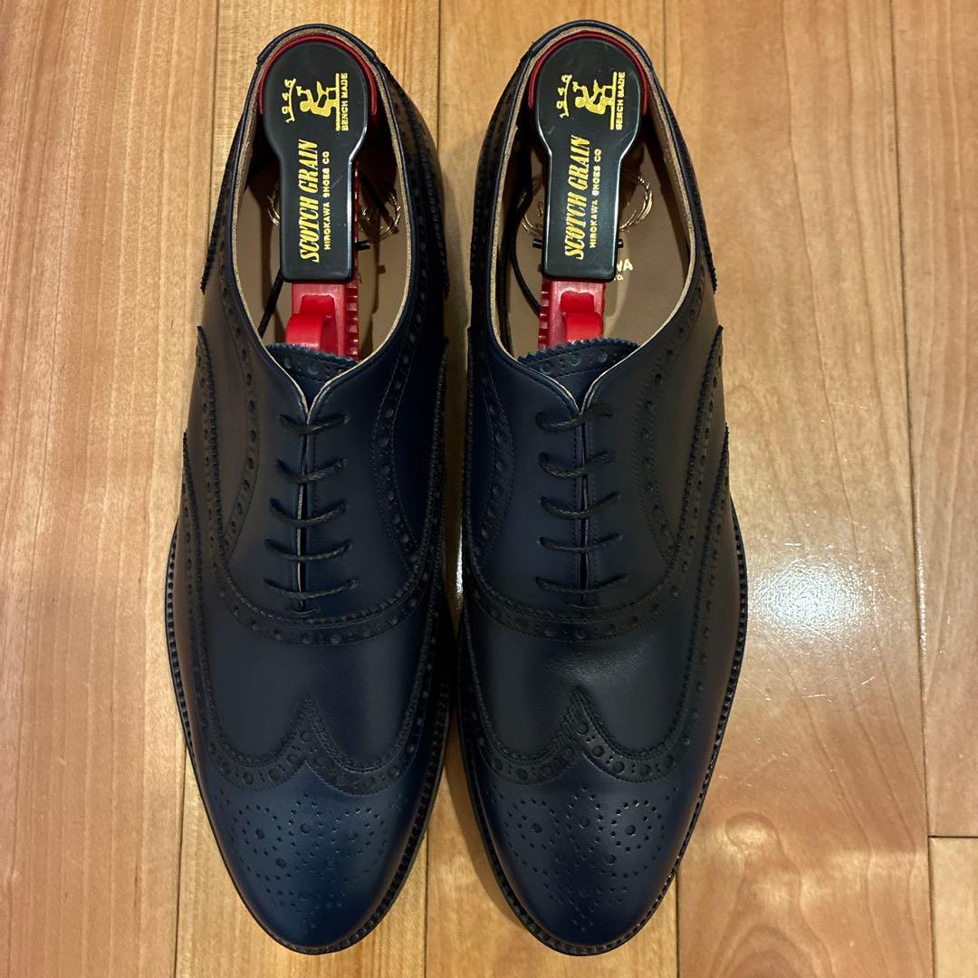 【新品】SCOTCH GRAIN 805 ネイビー EEE 27.0cm