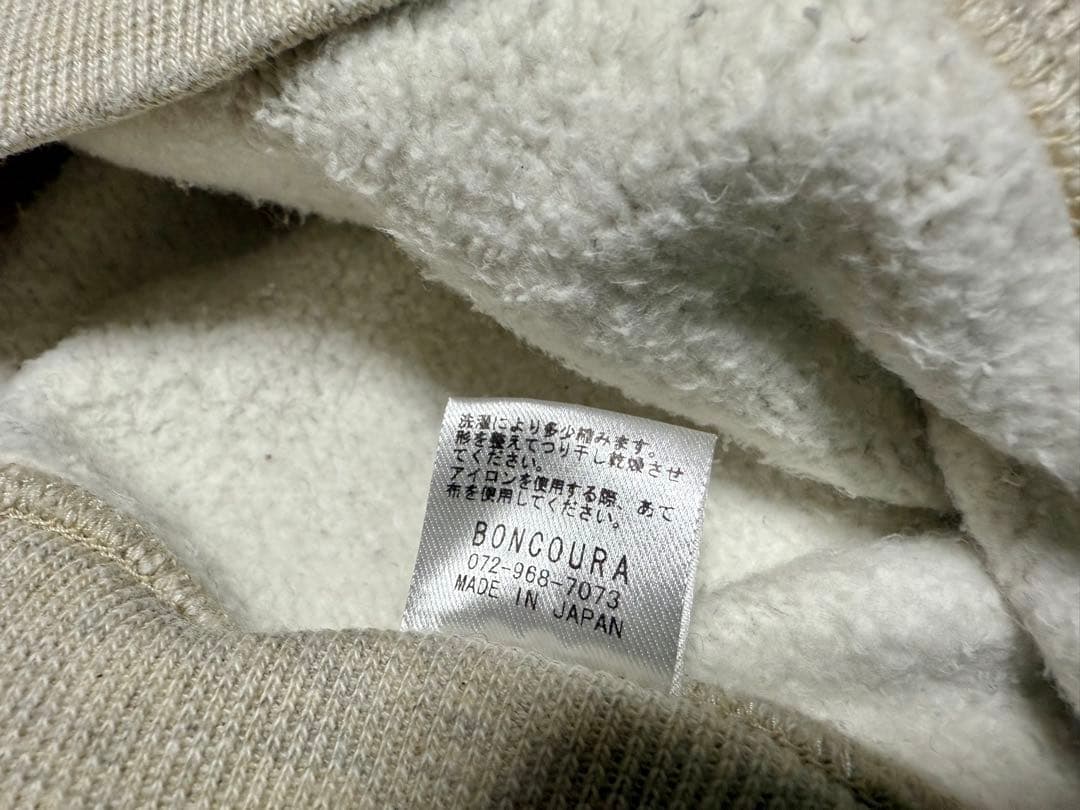 《最終値下げ》BONCOURA 両Vトレーナー バックプリント 36