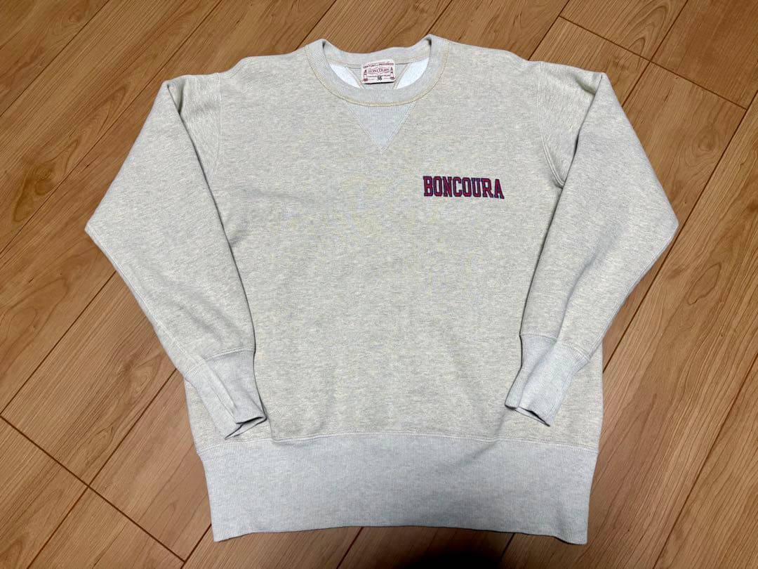 《最終値下げ》BONCOURA 両Vトレーナー バックプリント 36