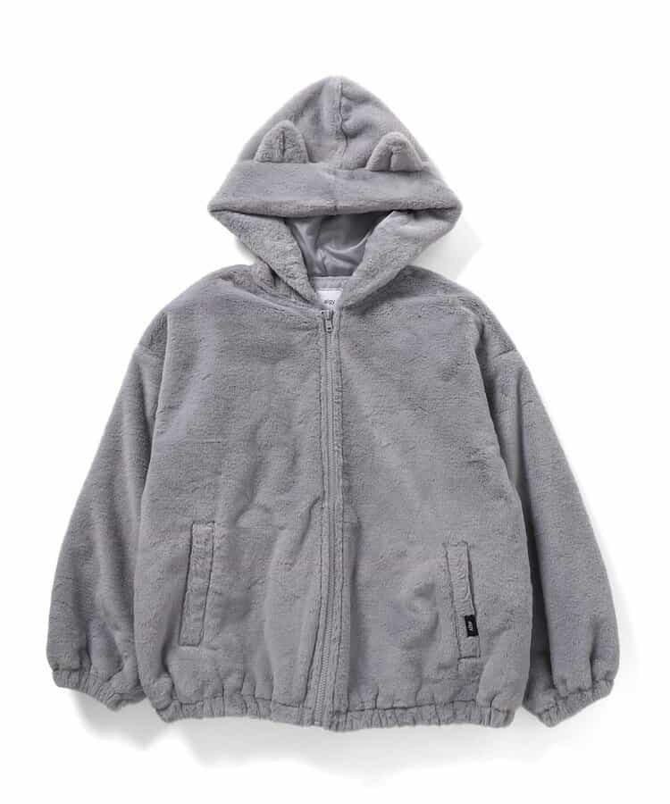 レン様専用 新品150 ネコミミBIGエコファーアウター