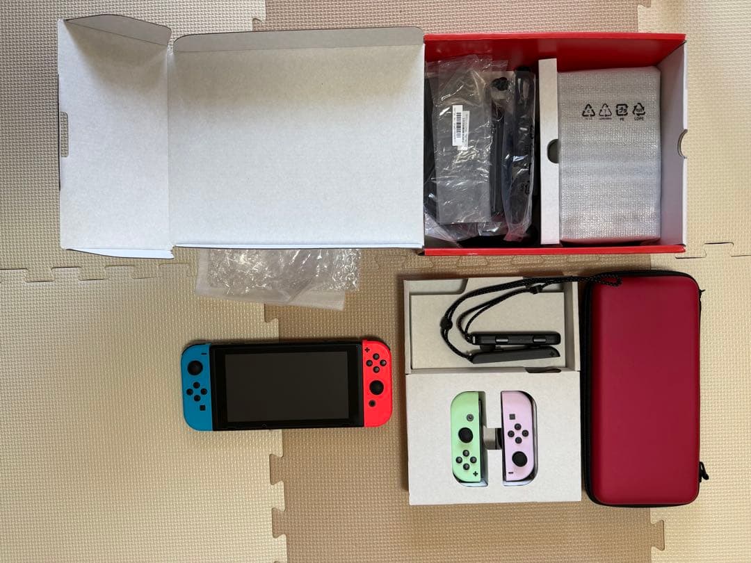 Nintendo Switch 本体 バッテリー強化版　赤/青/緑/紫 Nintendo Switch ニンテンドー スイッチ 本体 バッテリー強化版 Joy