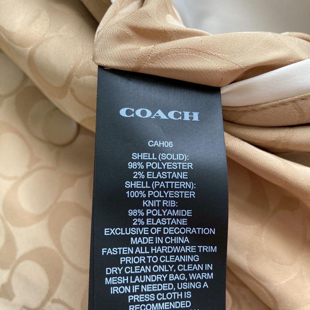 《美品》COACH リバーシブル スタジャン ベージュ カジュアル 2way