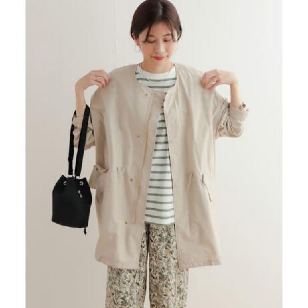 【mk】URBAN RESEARCH DOORS ノーカラーモッズコート URBAN RESEARCH DOORS（アーバンリサーチドアーズ）の「ノーカラー