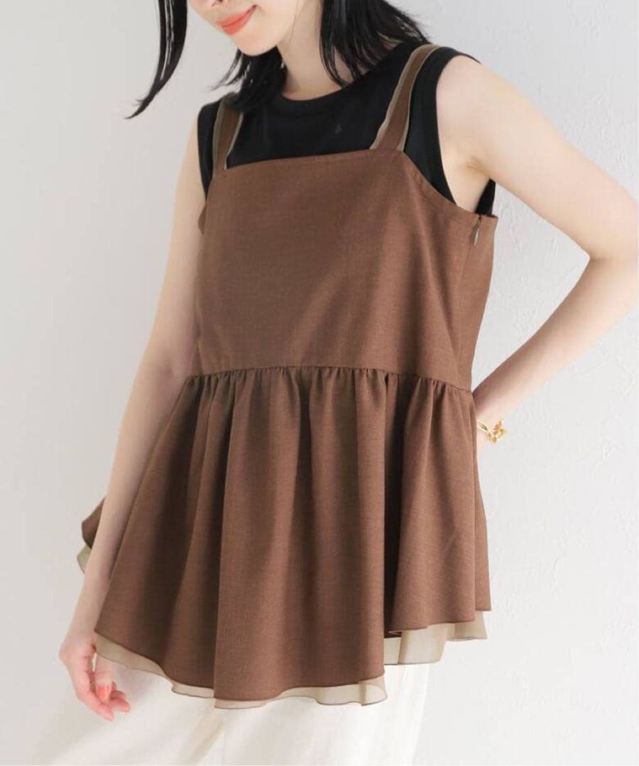 IENA＊ビスチェティアードキャミソール IENA ☆ ビスチェ ティアード