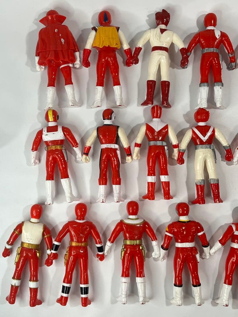 スーパー戦隊シリーズ 25戦隊レッドヒーロー大集合 ソフビセット 2001