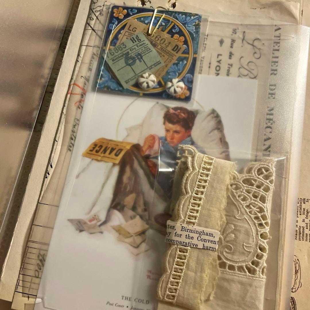 ヴィンテージ ジャンクジャーナル 紙モノ 詰め合わせファイル9 - メルカリ