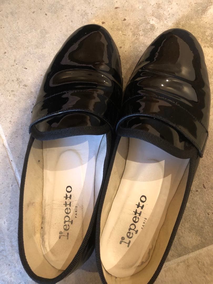 Lepetto マイケル 箱付き 定価4万円 エナメル パテントレザー EU38