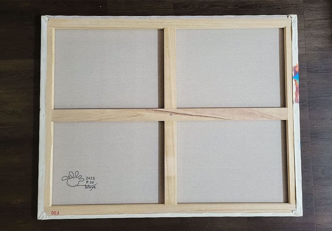 ☆鈴木哲也☆F50(1167×910mm)アクリル原画☆送料無料#0072