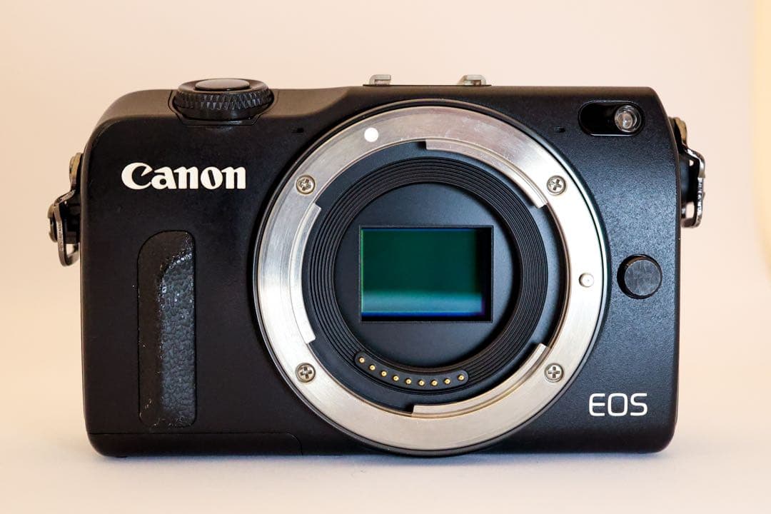 レンズ付】Canon EOS M2、レンズ2本、アダブター