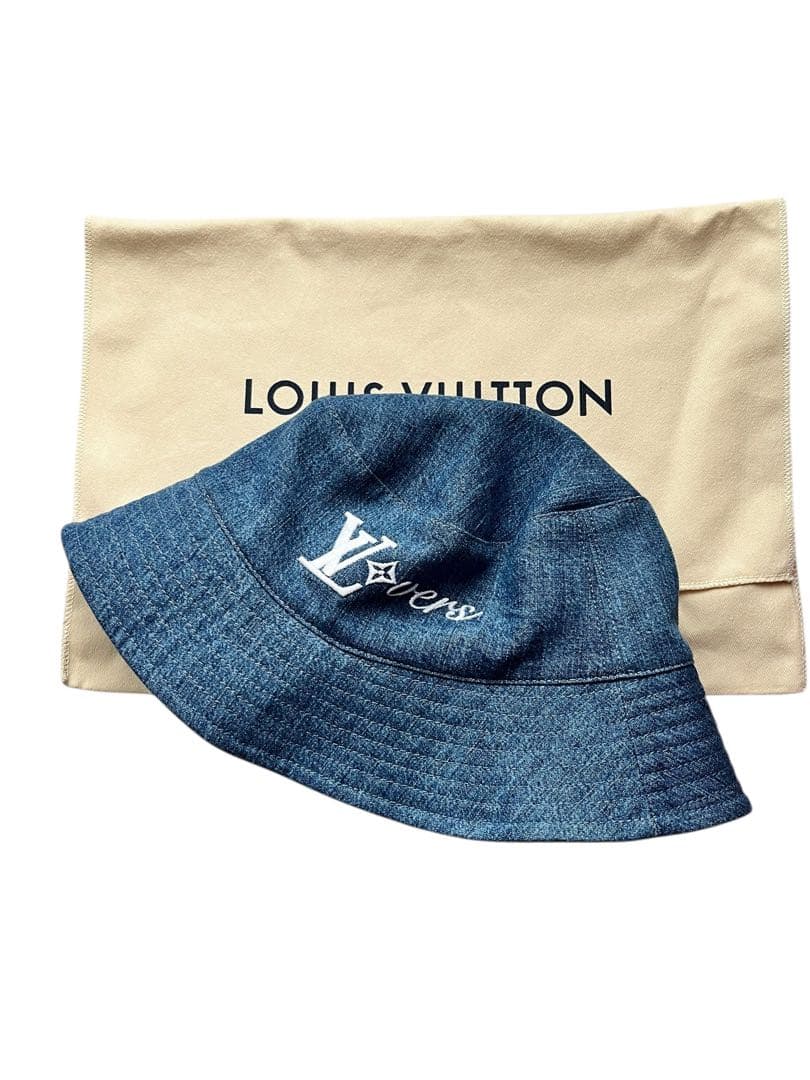 Louis Vuitton バケットハット デニム リバーシブル - メルカリ