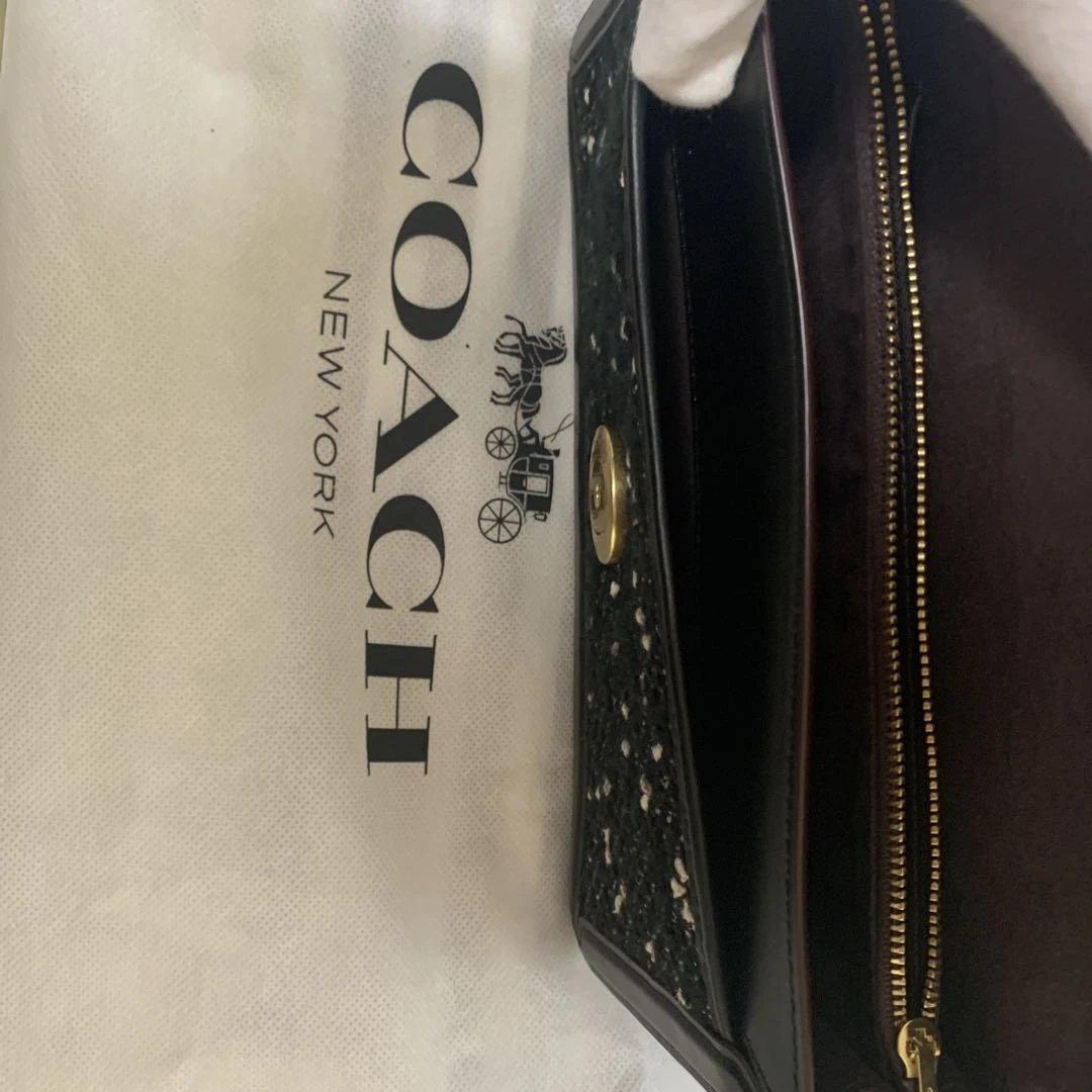 Flower様専用 美品コーチ タビーレザーツイード2wayショルダーバッグ