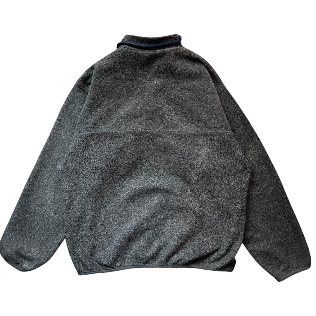 柴田ひかり着用 Patagonia スナップT グレー×ネイビー 90s - メルカリ
