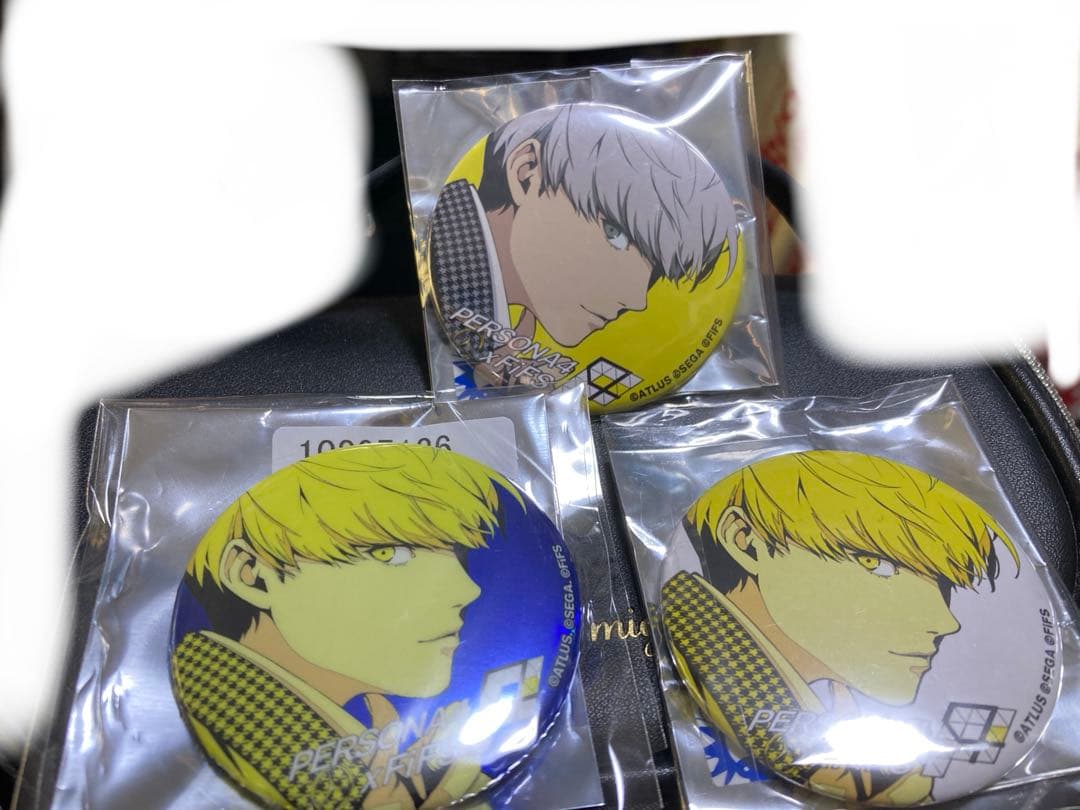 ペルソナ4 主人公（鳴上悠）缶バッジFIFSセット - メルカリ