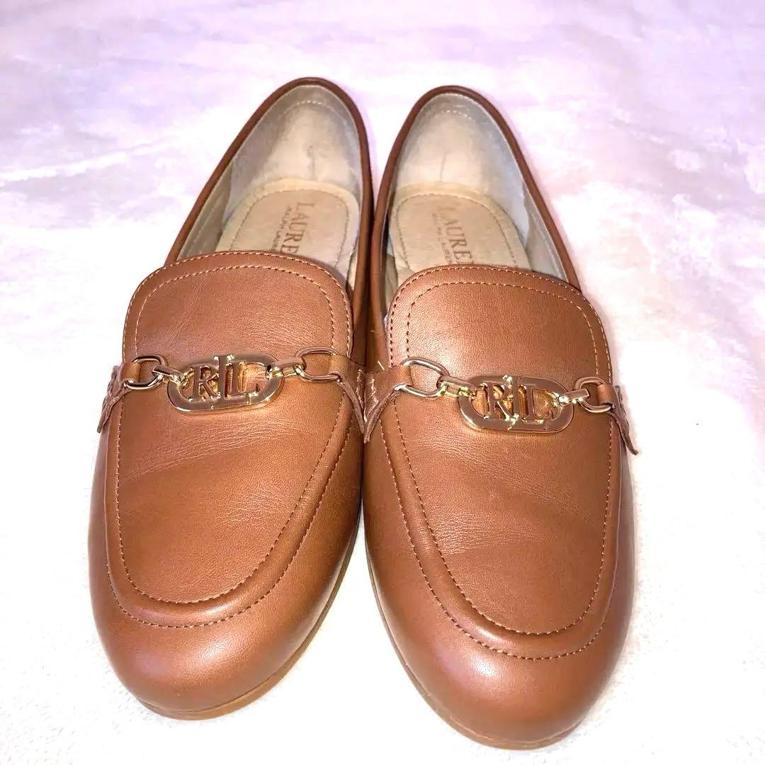 LAUREN RALPH LAUREN ローファー ブラウン 23.5cm