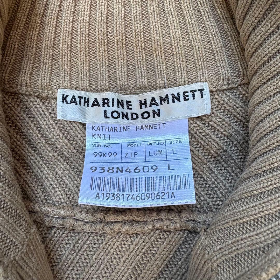 KATHARINE HAMNETT キャサリンハムネット ドライバーズニット L - メルカリ