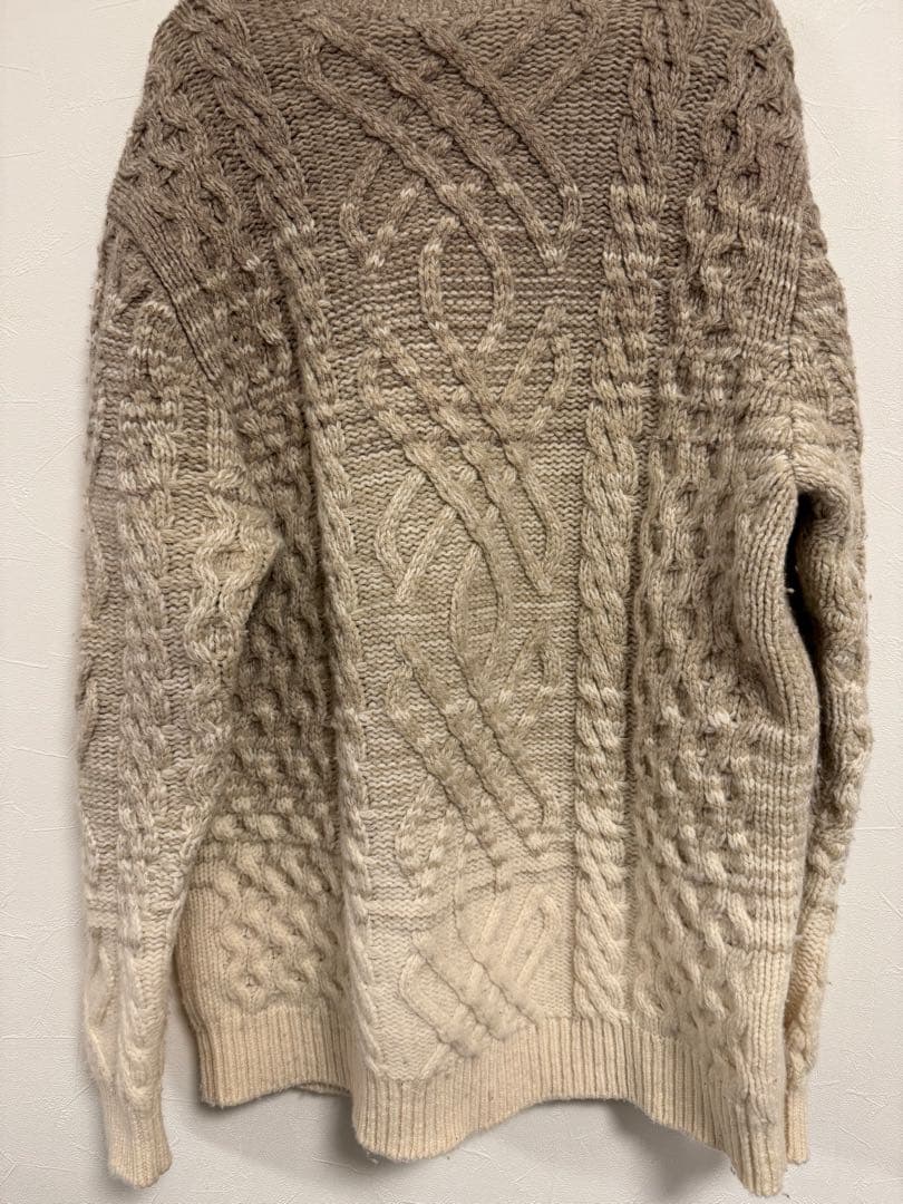 ケーブルニットセーター 100%ウール　ロンハーマンRon Herman ハート ケーブル ニット プルオーバー｜Ron Herman(ロンハーマン)｜Ron