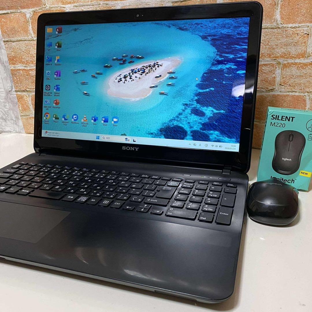 SONYノートPC Corei7 SSD メモリ8GB Wind11オフィス付 - メルカリ