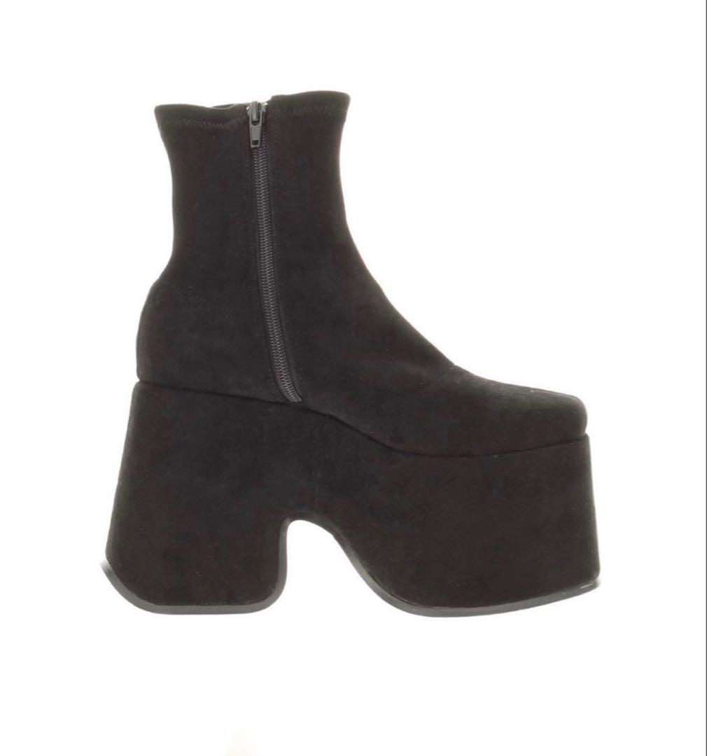 RESEXXY リゼクシー 新作 スエード ショート ブーツ 厚底 23.5cm