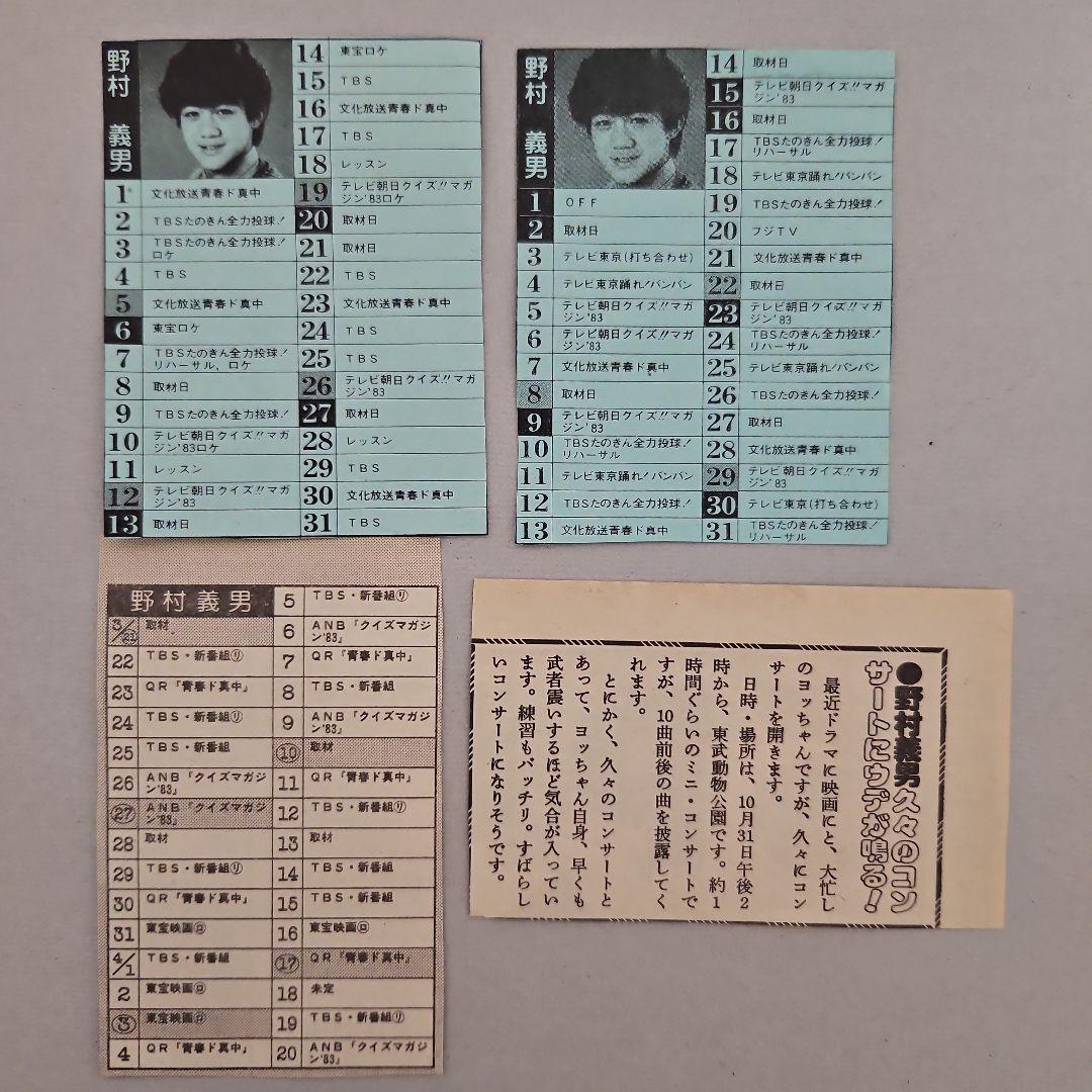 THE GOOD-BYE ザ・グッバイ 野村義男さん 雑誌切り抜き 当時物 - メルカリ