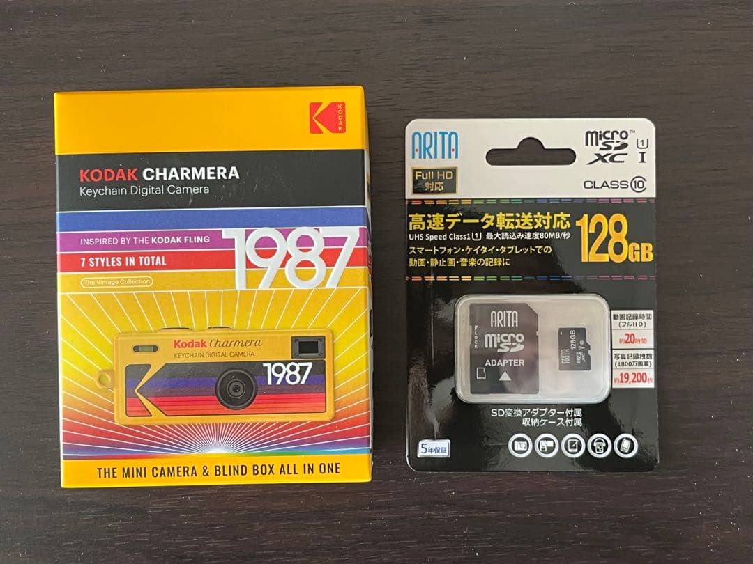 Kodak Charmera チャーメラ 128GBmicroSDカード付き 128GBmicroSDカード付き Kodak Charmera チャーメラ